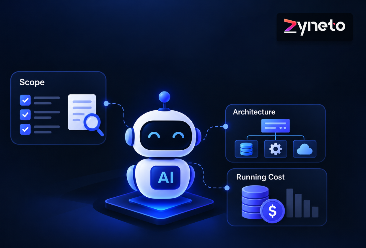 Custom AI Agent Development: Scope, Architecture and Running Cost