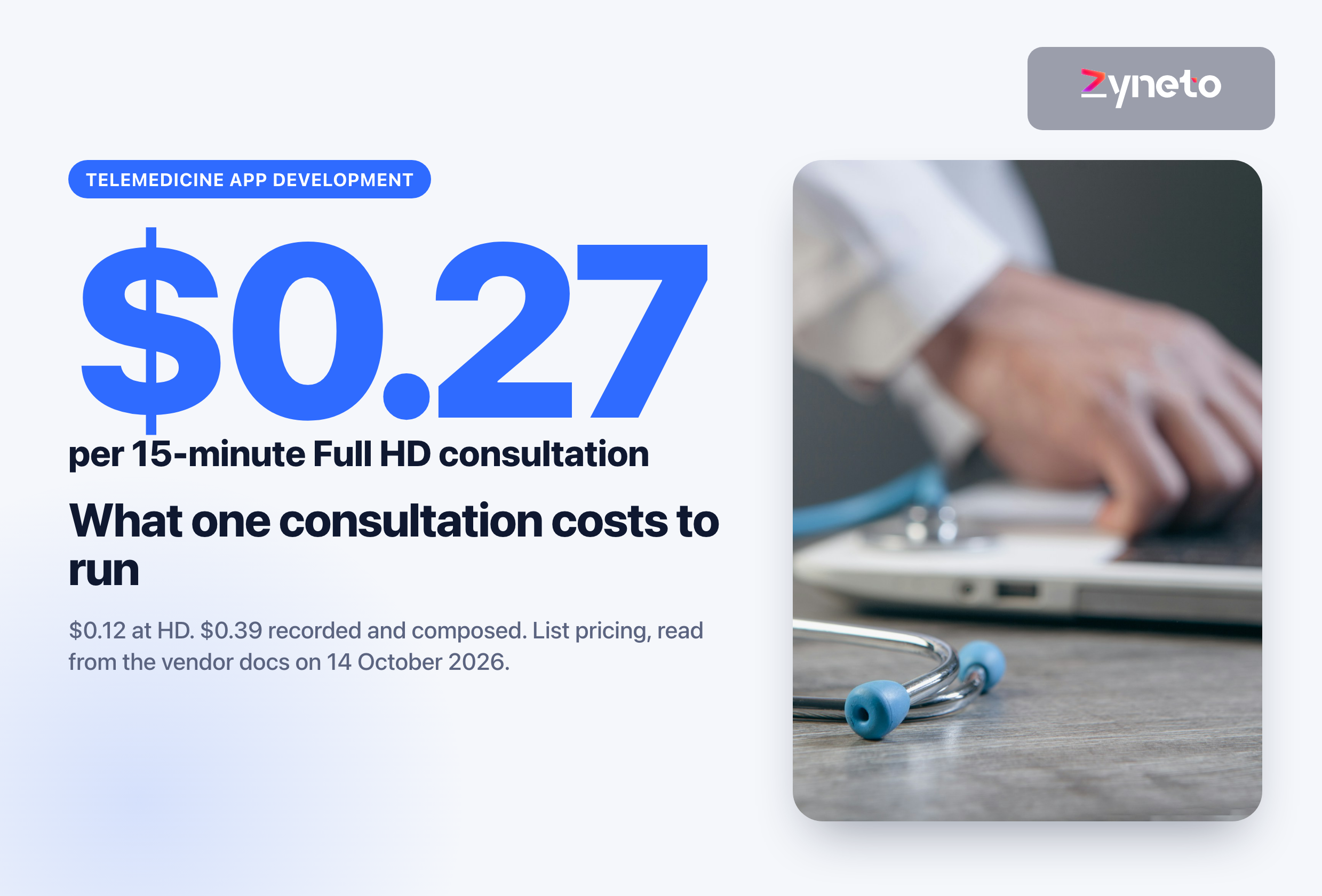 Telemedicine App Development Cost: The Build, and What Every Consultation Costs to Run