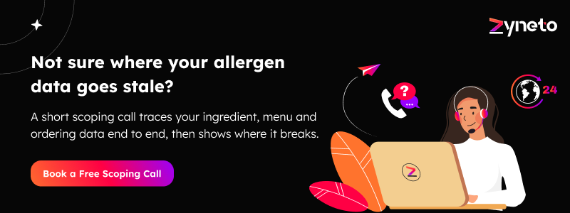 Not sure where your allergen data goes stale?