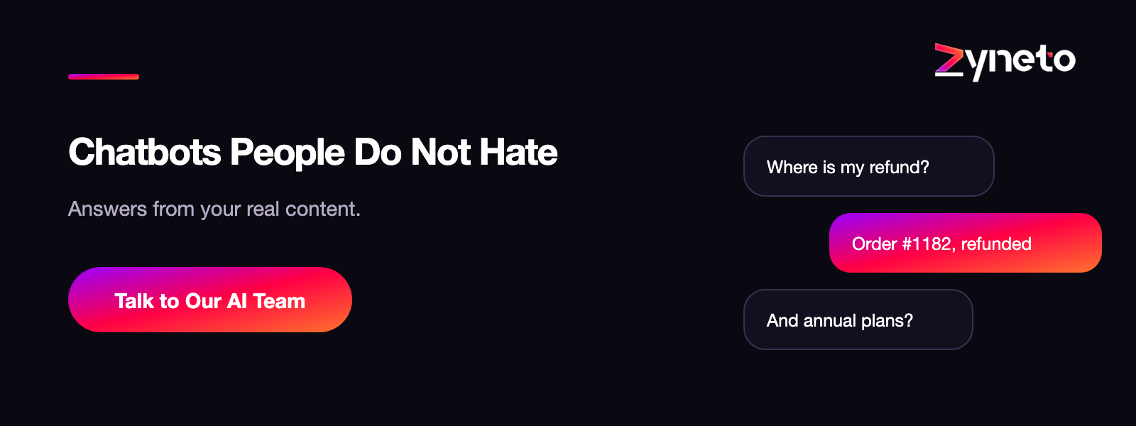 Chatbots People Do Not Hate