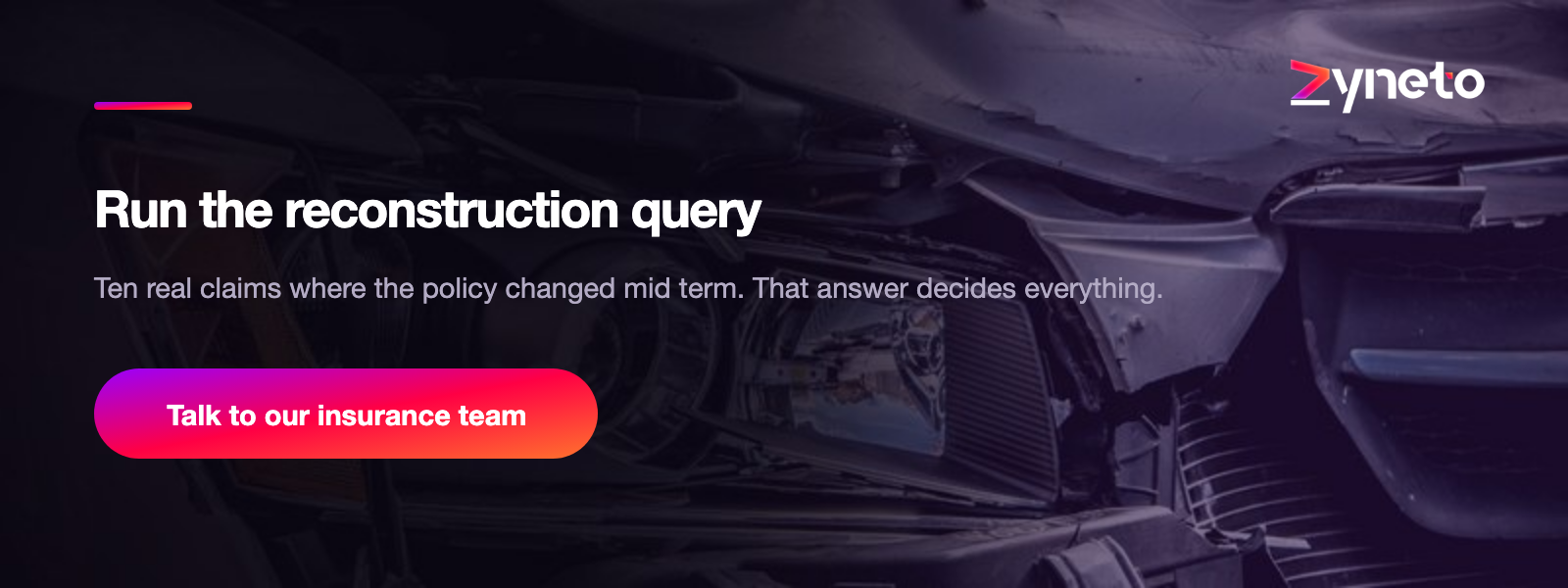 Run the reconstruction query first