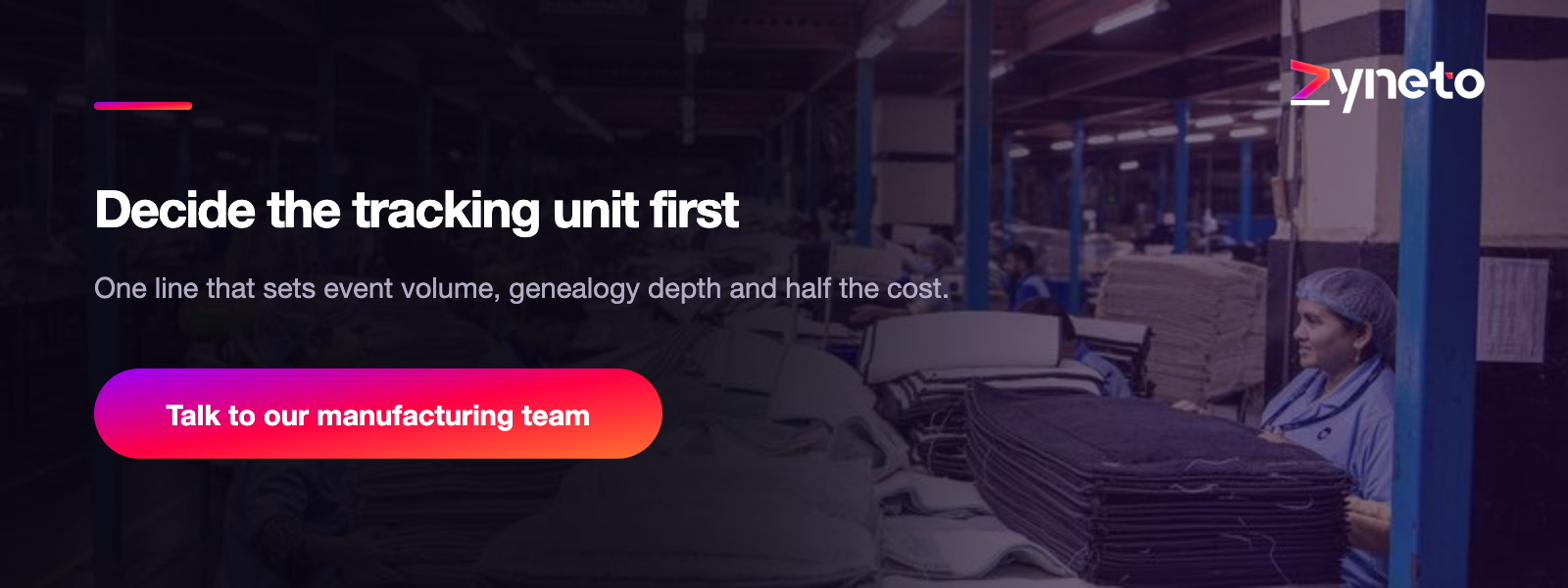 Decide the tracking unit first