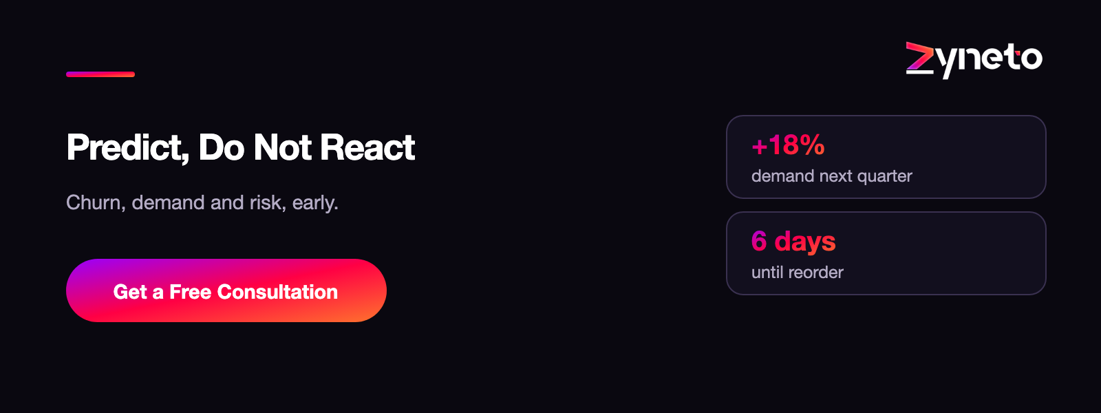 Predict, Do Not React