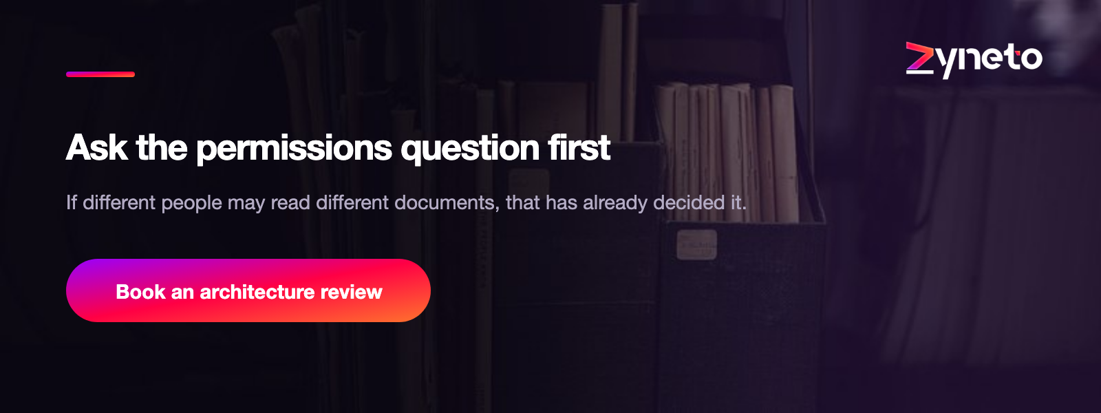 Ask us the permissions question first