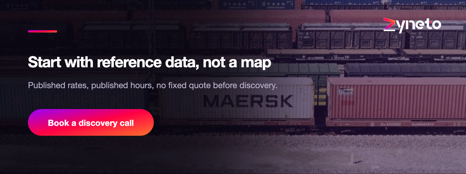 Start with reference data, not a map