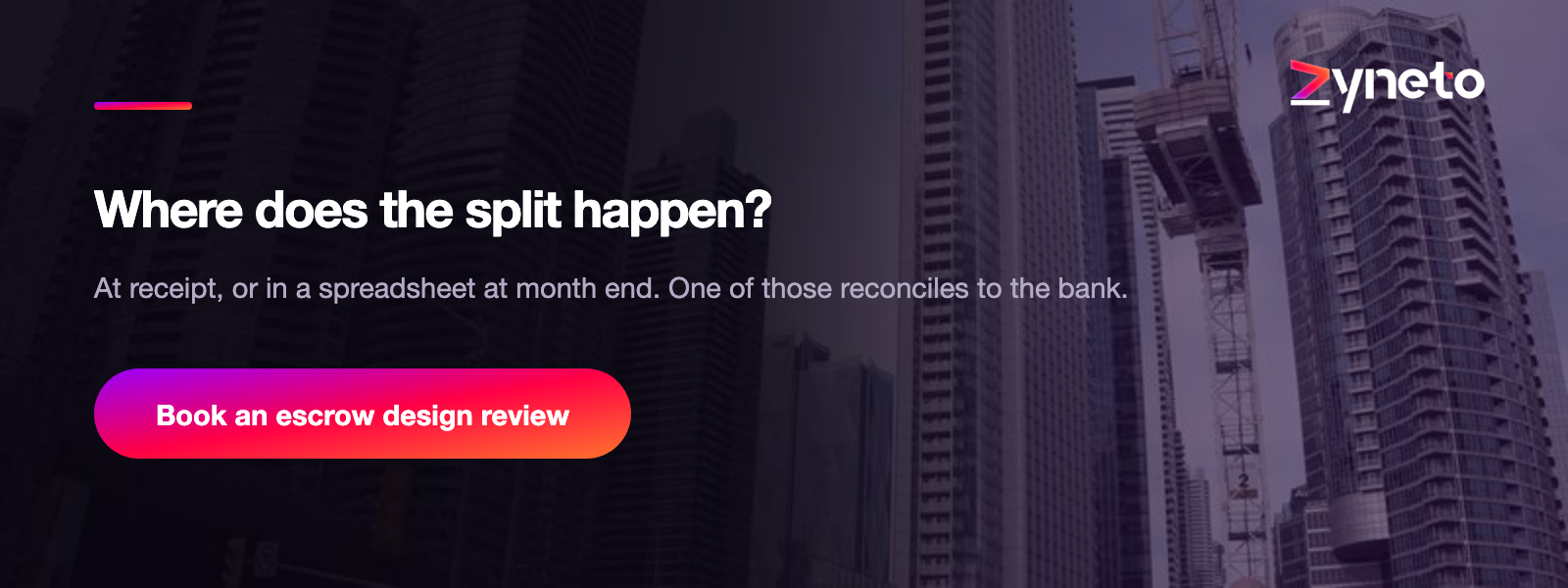 Where does your system split the money?