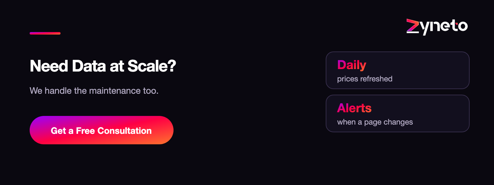 Need Data at Scale?